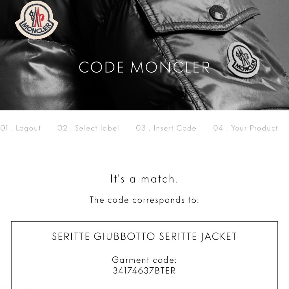 Moncler Serrite blue puffer jacket coat hooded outerwear AUTHENTIC ⭐️siz3/large - Picture 8 of 17